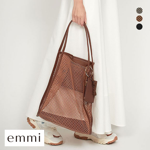 エミ アトリエ メッシュトートバッグ emmi atelier