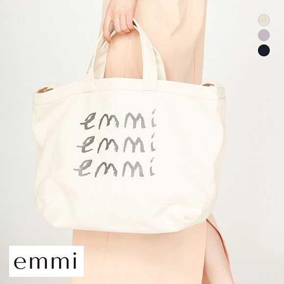 エミ emmi×ecostore eco キャンバストート emmi