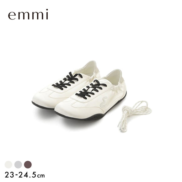 エミ em サテンスニーカー emmi