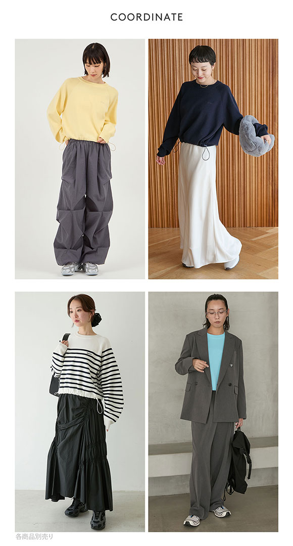 エミ 7days ドロストニットトップス emmi