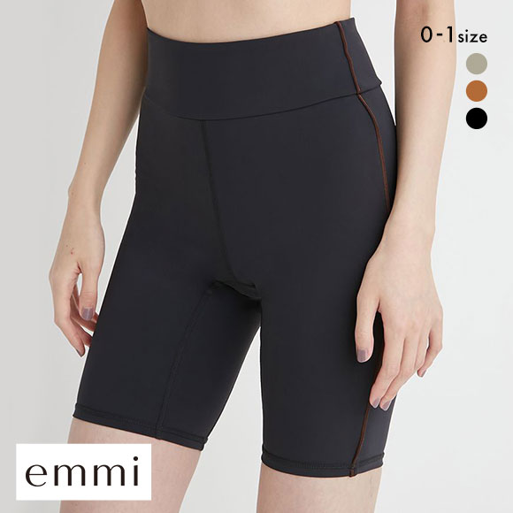エミ WELLNESS&TRAINING サステナレッチハーフレギンス 単品 スポーツ emmi
