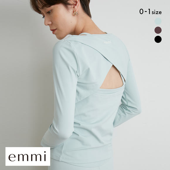 エミ WELLNESS&TRAINING サステナレッチアクティブトップス emmi