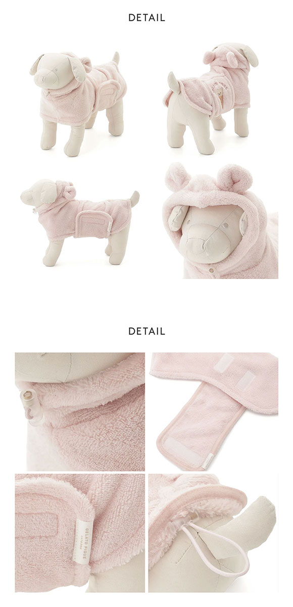 ジェラートピケ CAT&DOG マイクロファイバーガウン ジェラピケ gelato pique