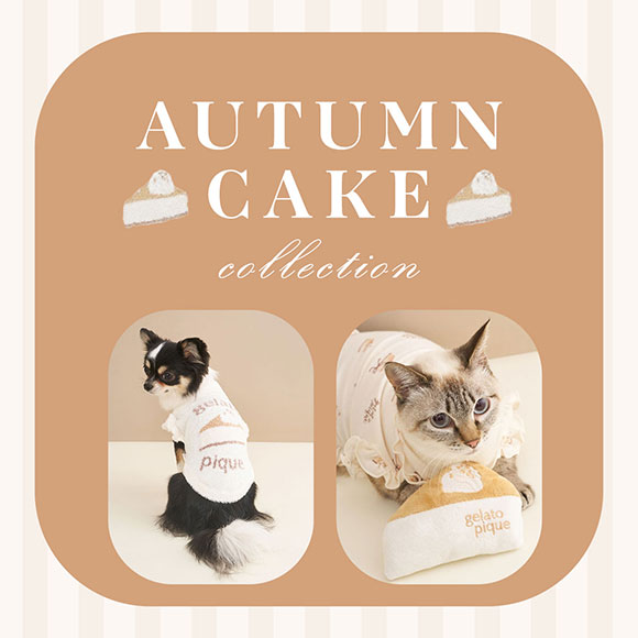 ジェラートピケ CAT&DOG オータムケーキ柄プルオーバー ジェラピケ gelato pique