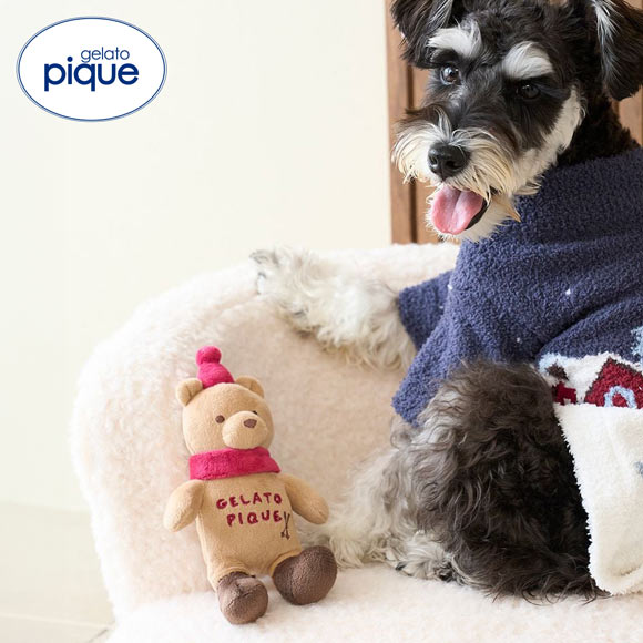 ジェラートピケ CAT&DOG HOLIDAY スキーベアトイ gelato pique