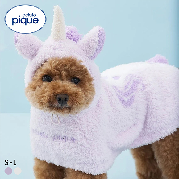 ジェラートピケ CAT&DOG ジェラートユニコーンケープ gelato pique