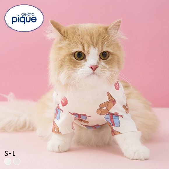 ジェラートピケ CAT&DOG フェイバリット柄プルオーバー gelato pique