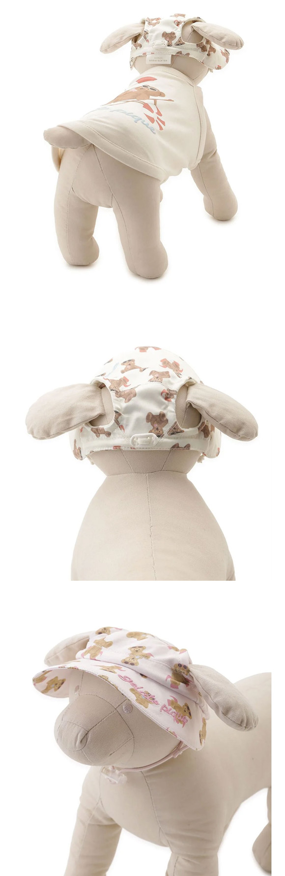 ジェラートピケ CAT&DOG サマーベア柄ハット ジェラピケ gelato pique