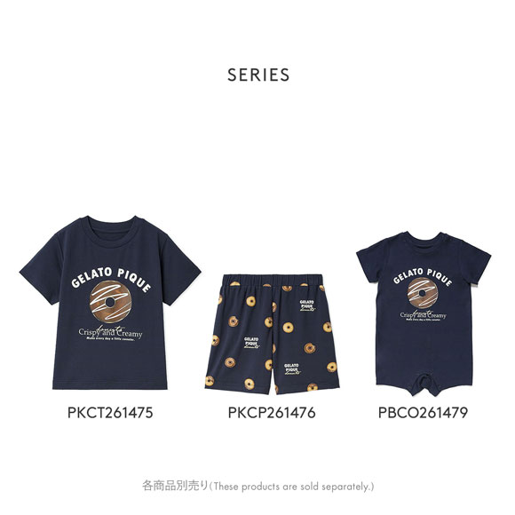 ジェラートピケ キッズアンドベイビー ベビー ドーナツワンポイントロンパース ジェラピケ ルームウェア gelato pique Kids＆Baby BABY
