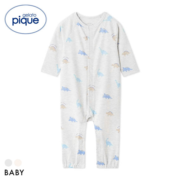 ジェラートピケ キッズアンドベイビー ベビー ダイナソー柄ロンパース ジェラピケ gelato pique Kids＆Baby BABY
