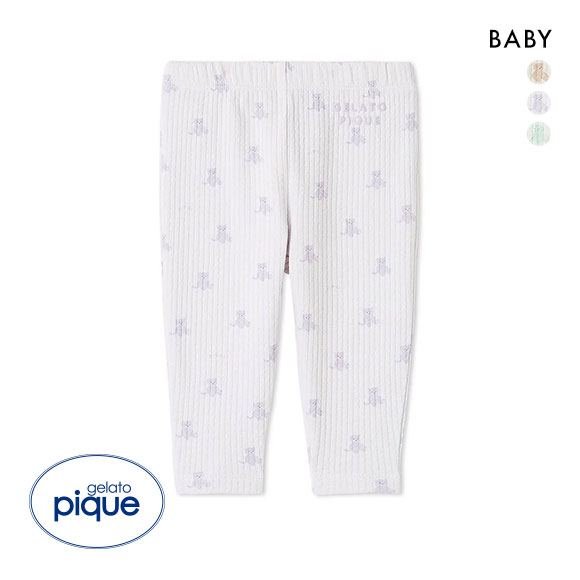 ジェラートピケ キッズアンドベイビー ベビー ぬいぐるみ柄レギンスパンツ ジェラピケ ルームウェア パジャマ gelato pique Kids＆Baby BABY