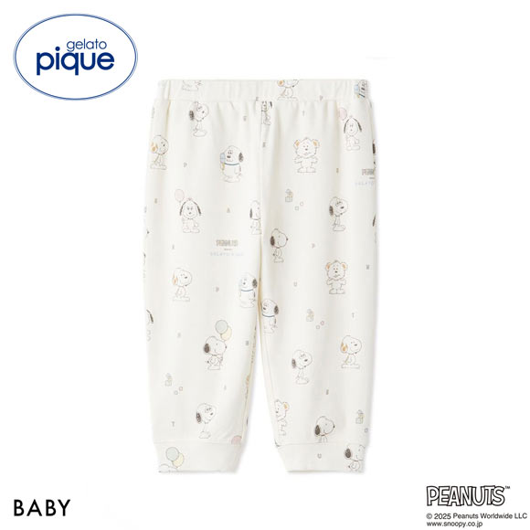 ジェラートピケ キッズアンドベイビー gelato pique Kids＆Baby PEANUTS PUPPIES BABY トイボックス柄ロングパンツ