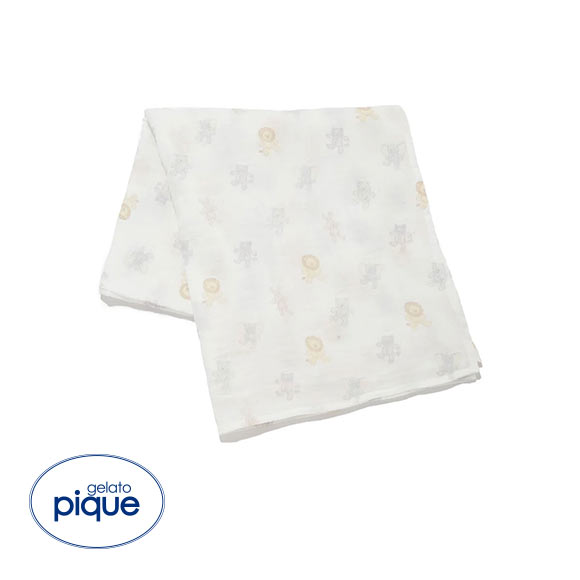 ジェラートピケ キッズアンドベイビー gelato pique Kids＆Baby【BABY】ぬいぐるみモチーフスワドル ジェラピケ