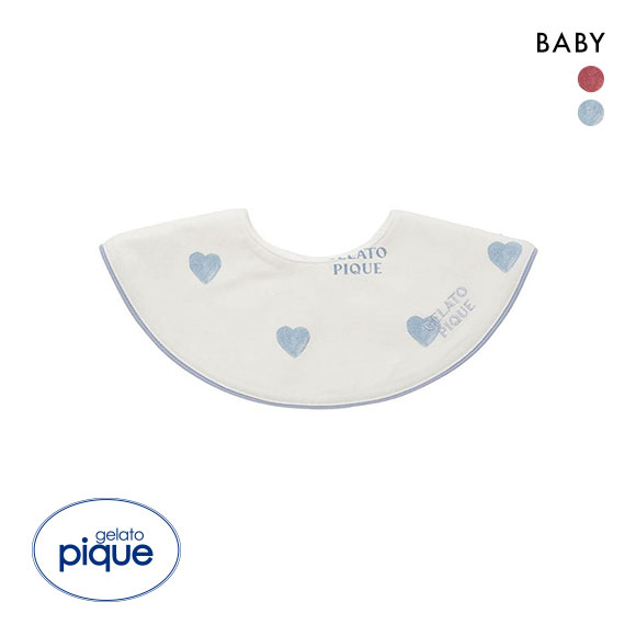 ジェラートピケ キッズアンドベイビー ベビー ハート柄スタイ ジェラピケ gelato pique Kids＆Baby BABY