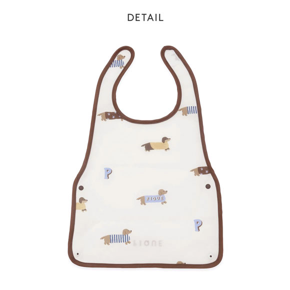 ジェラートピケ キッズアンドベイビー ベビー ダックスフンド柄お食事スタイ ジェラピケ gelato pique Kids＆Baby BABY