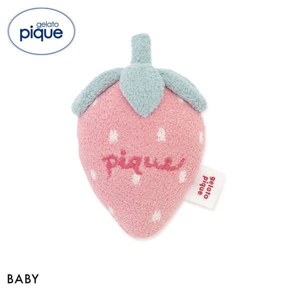 ジェラートピケ キッズアンドベイビー ベビー エアリーモコストロベリーラトル ジェラピケ gelato pique Kids＆Baby BABY