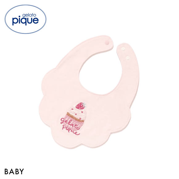 ジェラートピケ キッズアンドベイビー ベビー カップケーキ柄スタイ ジェラピケ gelato pique Kids＆Baby BABY