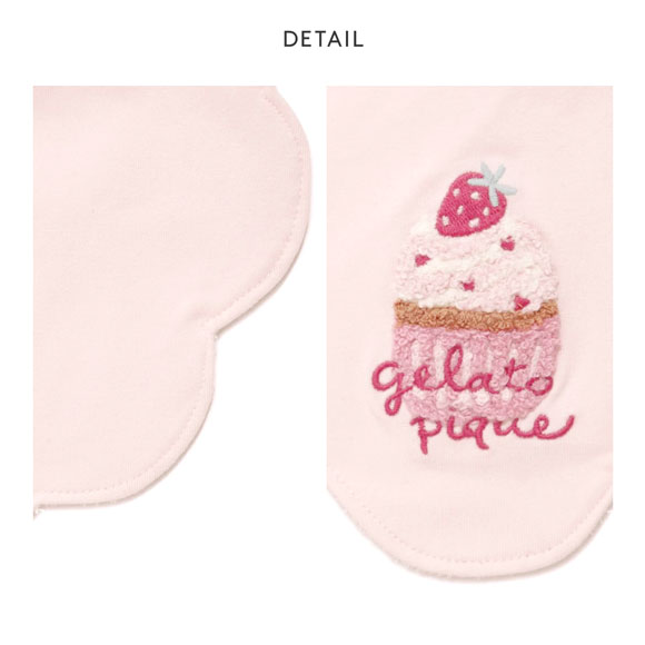 ジェラートピケ キッズアンドベイビー ベビー カップケーキ柄スタイ ジェラピケ gelato pique Kids＆Baby BABY