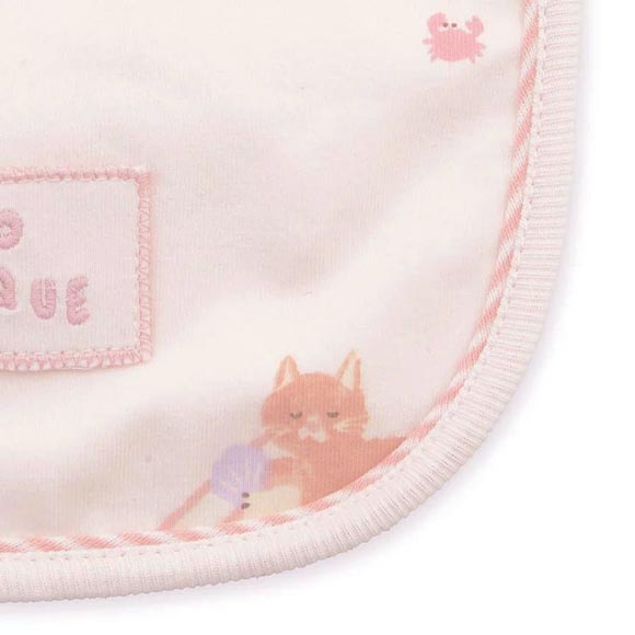 ジェラートピケ キッズアンドベイビー ベビー シーサイドキャット柄スタイ ジェラピケ gelato pique BABY
