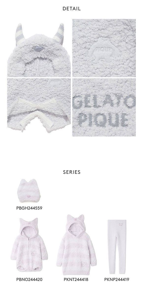 ジェラートピケ キッズアンドベイビー gelato pique Kids＆Baby 【PIQUE MONSTER】【BABY】ロンパース ジェラピケ