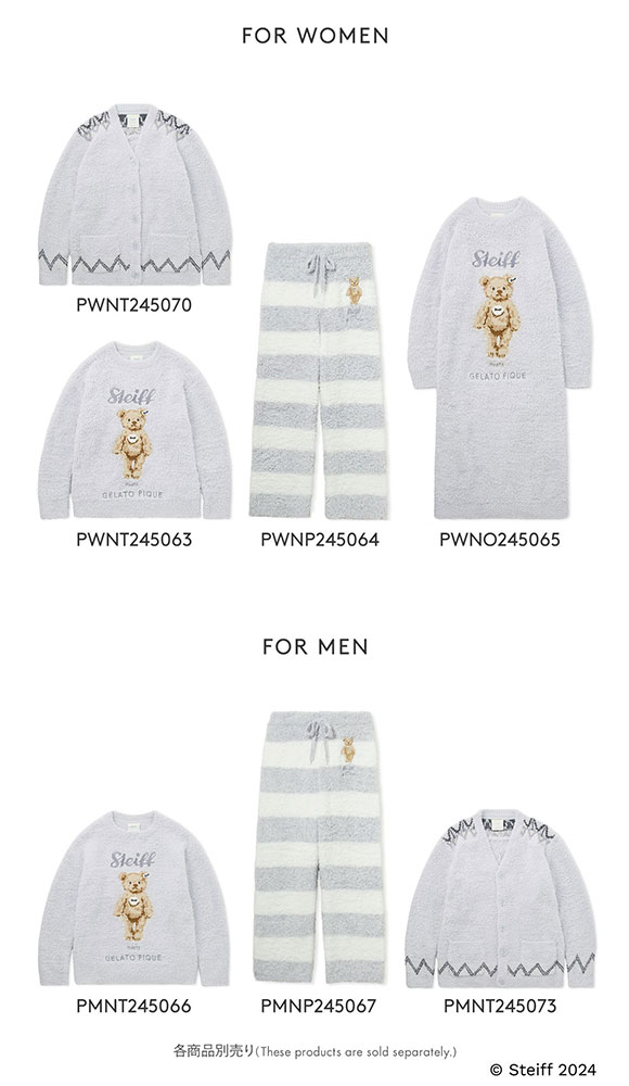 ジェラートピケ キッズアンドベイビー シュタイフ ジェラートJamesジャガードロンパース ジェラピケ ルームウェア gelato pique Kids＆Baby Steiff