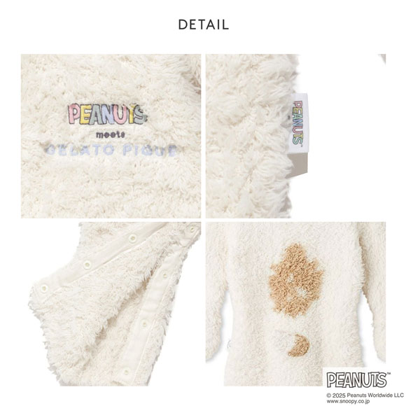 ジェラートピケ キッズアンドベイビー gelato pique Kids＆Baby PEANUTS PUPPIES BABYジェラートアンディロンパース ジェラピケ