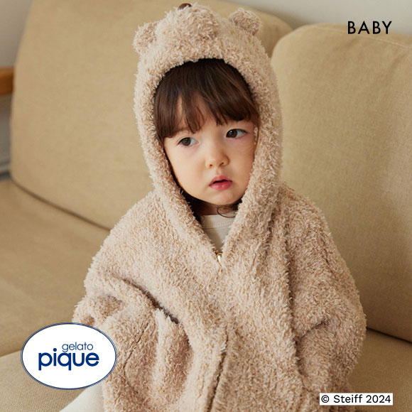 ジェラートピケ キッズアンドベイビー ベビー シュタイフ Jimmyポンチョ ジェラピケ ルームウェア パジャマ gelato pique Kids＆Baby BABY