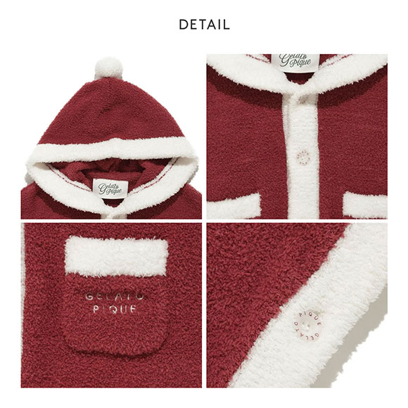 ジェラートピケ キッズアンドベイビー ベビー HOLIDAY ベビモコポンチョ ジェラピケ ルームウェア パジャマ gelato pique Kids＆Baby BABY