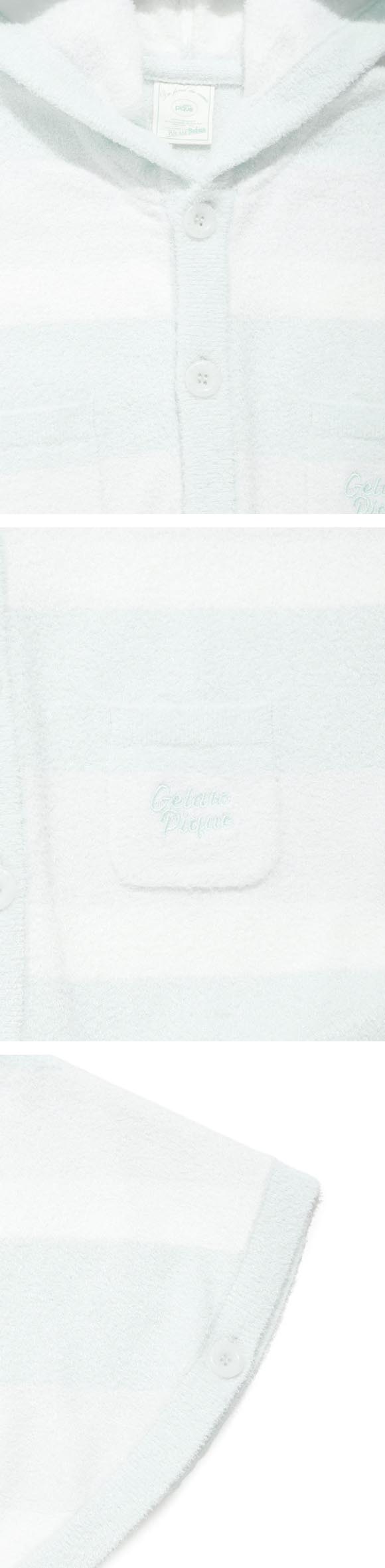 ジェラートピケ キッズアンドベイビー ベビー グラデーションボーダーポンチョ ジェラピケ gelato pique Kids＆Baby BABY