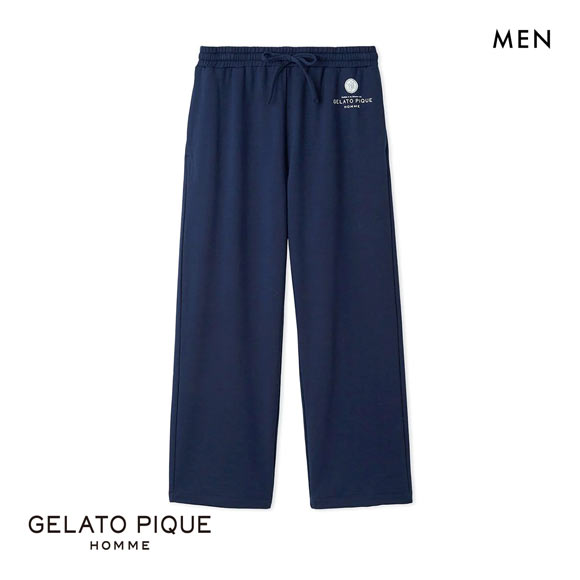ジェラートピケ オム メンズ インレイベアケーキロングパンツ ジェラピケ パジャマ ルームウェア GELATO PIQUE HOMME