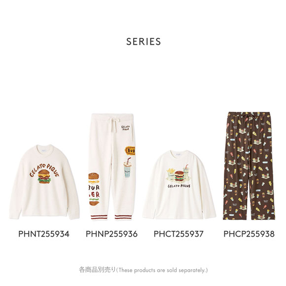 ジェラートピケ オム メンズ ヒラノトシユキ 総柄ロングパンツ ジェラピケ パジャマ ルームウェア gelato pique HOMME