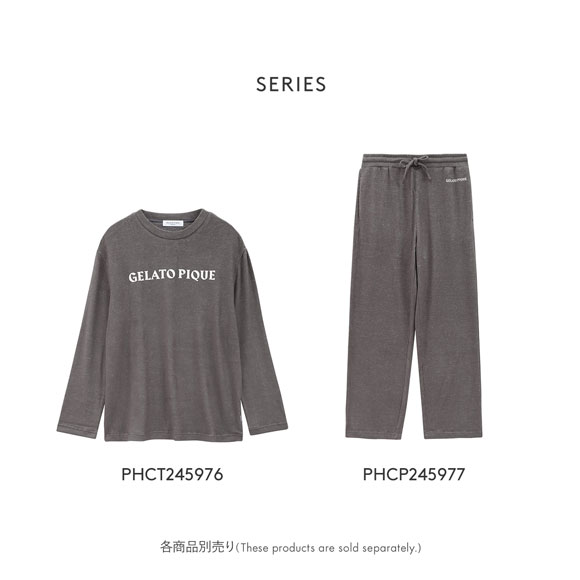 ジェラートピケ オム メンズ スノーワンポイントロンT ジェラピケ パジャマ ルームウェア GELATO PIQUE HOMME
