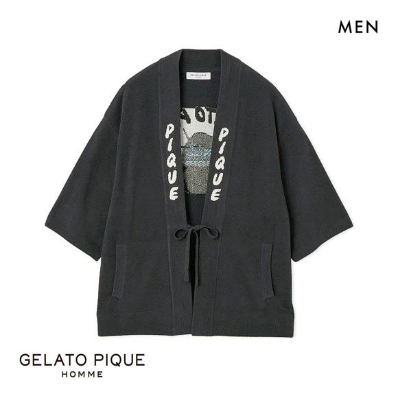 ジェラートピケ オム メンズ エアリーモコベアかき氷ジャガードピケチャン ジェラピケ パジャマ ルームウェア gelato pique HOMME