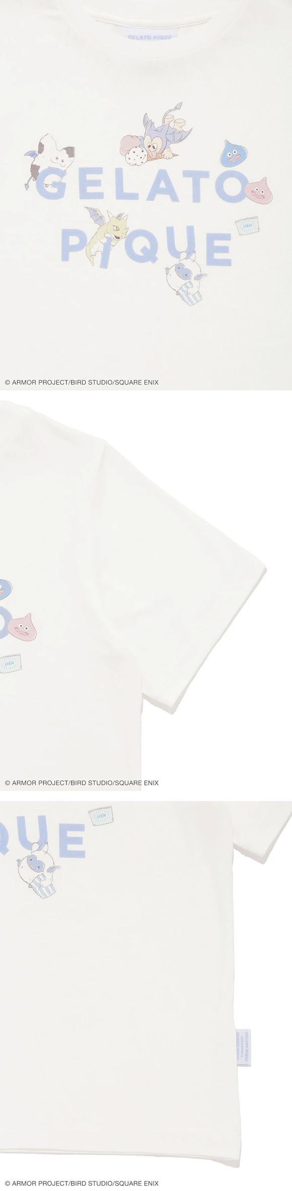 ジェラートピケ ドラゴンクエスト ジュニア 販路限定 ワンポイントTシャツ＆総柄ショートパンツセット ジェラピケ ルームウェア gelato pique