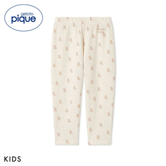 ジェラートピケ キッズアンドベイビー キッズ ぬいぐるみ柄ロングパンツ ジェラピケ ルームウェア パジャマ gelato pique Kids＆Baby KIDS
