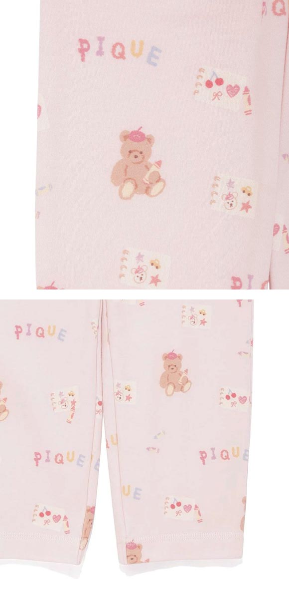 ジェラートピケ キッズアンドベイビー キッズ ドローイングベア柄ロングパンツ ジェラピケ gelato pique Kids＆Baby KIDS