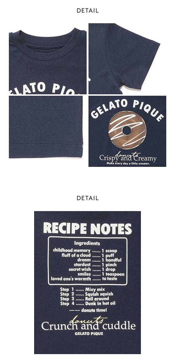 ジェラートピケ キッズアンドベイビー キッズ ドーナツワンポイントプリントTシャツ ジェラピケ ルームウェア gelato pique Kids＆Baby KIDS