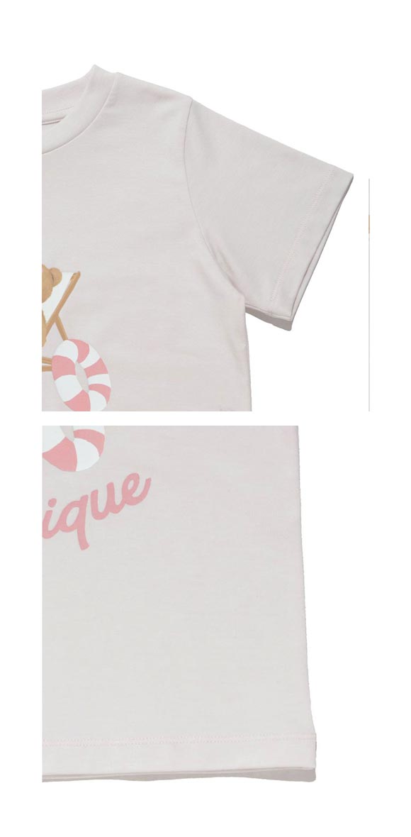 ジェラートピケ キッズアンドベイビー キッズ サマーベアワンポイントTシャツ ジェラピケ ルームウェア gelato pique Kids＆Baby KIDS