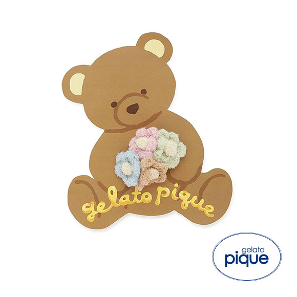ジェラートピケ キッズアンドベイビー キッズ エアモコフラワーヘアゴム ジェラピケ gelato pique Kids＆Baby KIDS