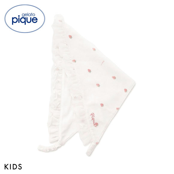 ジェラートピケ キッズアンドベイビー キッズ ストロベリー柄チュールバブーシュカ ジェラピケ ルームウェア gelato pique Kids＆Baby KIDS