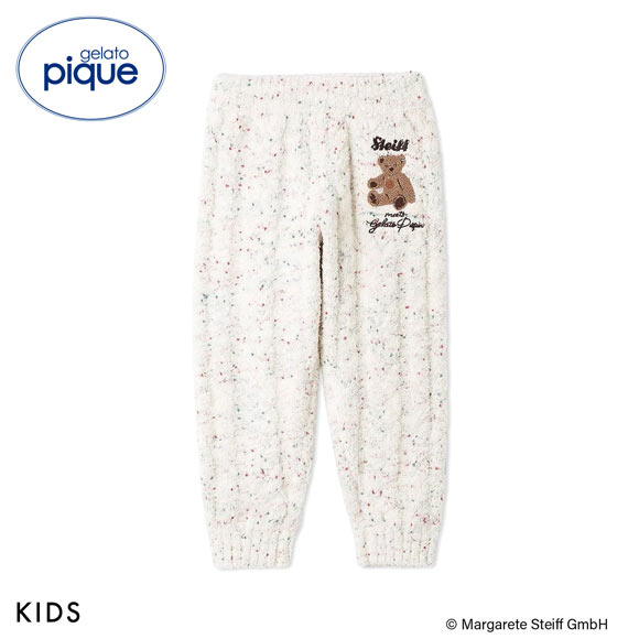 ジェラートピケ キッズアンドベイビー キッズ シュタイフ パウダーネップアランロングパンツ ジェラピケ gelato pique Kids＆Baby KIDS Steiff
