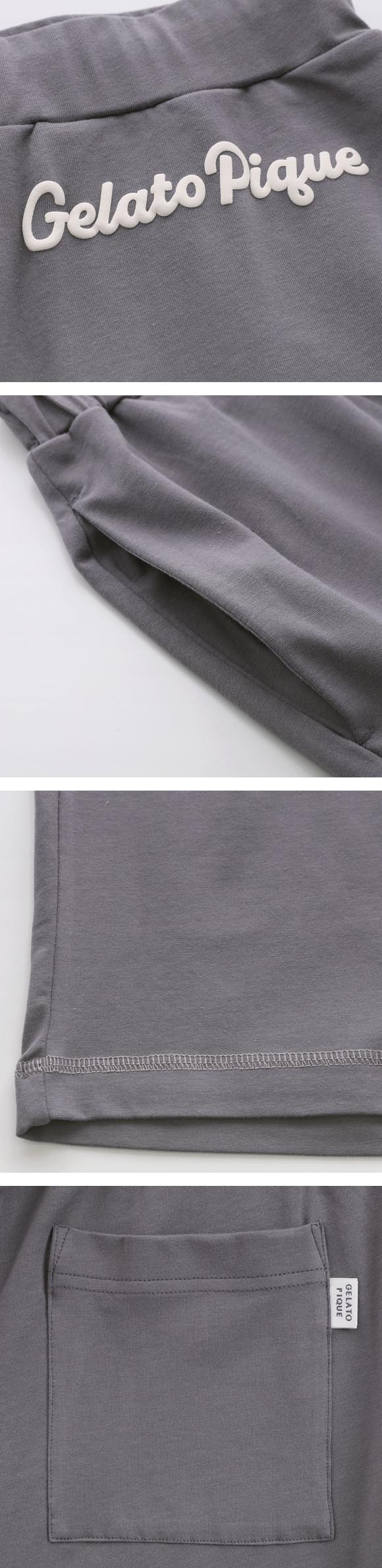 ジェラートピケ オム メンズ アイスクリームベアワンポイントハーフパンツ ジェラピケ ルームウェア GELATO PIQUE HOMME