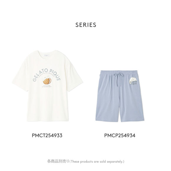 ジェラートピケ オム メンズ レーヨンクッキーアイスサンドTシャツ ジェラピケ パジャマ ルームウェア gelato pique HOMME