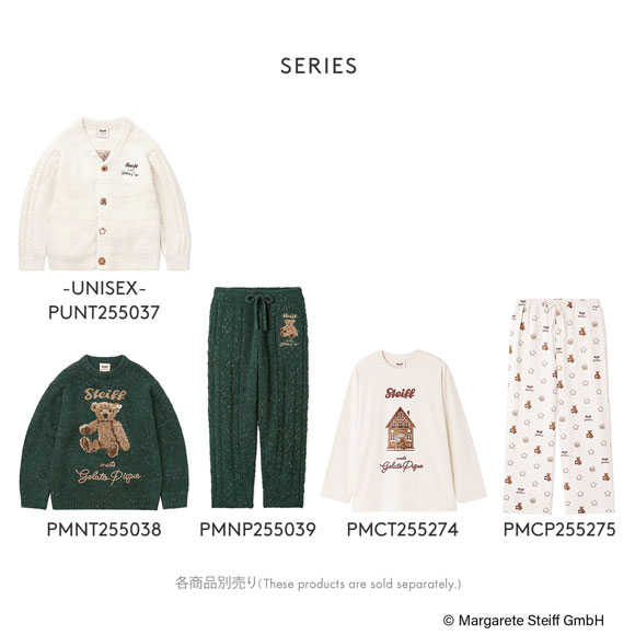 ジェラートピケ オム メンズ シュタイフ ワンポイントロンT ジェラピケ gelato pique HOMME steiff