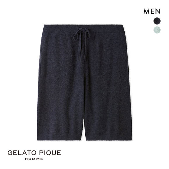ジェラートピケ オム GELATO PIQUE メンズ 【HOMME】ウォッシャブルスムーズィーハーフパンツ ジェラピケ パジャマ ルームウェア