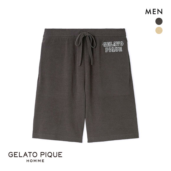 ジェラートピケ オム メンズ エアリーモコダイナーハーフパンツ ジェラピケ パジャマ ルームウェア gelato pique HOMME