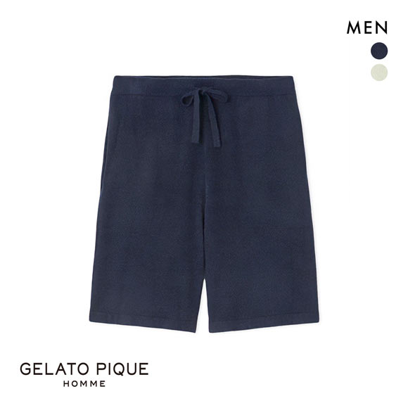 ジェラートピケ オム メンズ スムーズィーliteクールハーフパンツ ジェラピケ パジャマ ルームウェア gelato pique HOMME