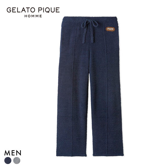 ジェラートピケ オム メンズ パウダータックロングパンツ ジェラピケ パジャマ ルームウェア gelato pique HOMME