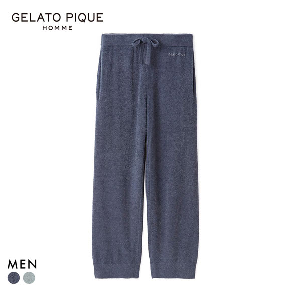 ジェラートピケ オム メンズ 調温スムーズィーロングパンツ ジェラピケ gelato pique HOMME
