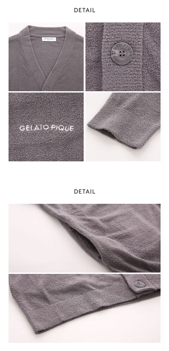 ジェラートピケ オム メンズ スムーズィーliteカーディガン ジェラピケ パジャマ ルームウェア gelato pique HOMME